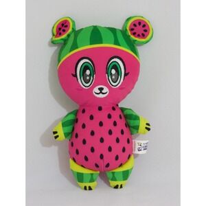 OMG! Snuggle Me Watermelon Bear Stuffed Plush Soft Toy Lightly Scented 10"